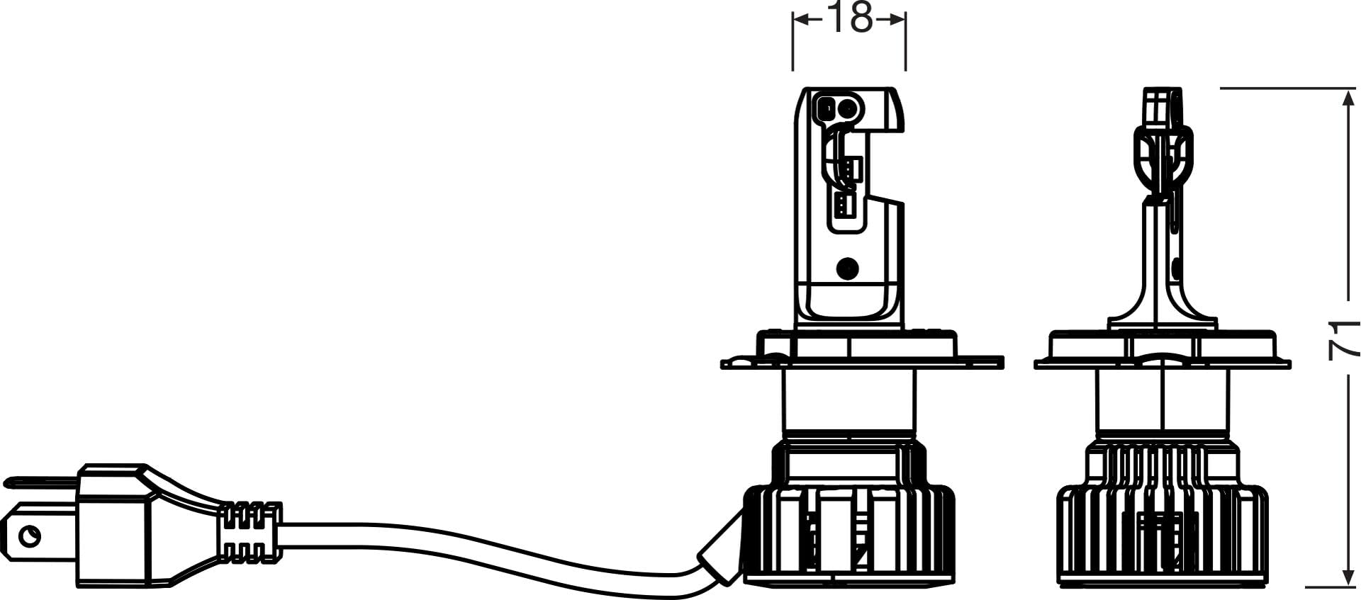 Osram Night Breaker Led Start H4 Straßenzulassung LichtleistungPlus Autofahrerinnen