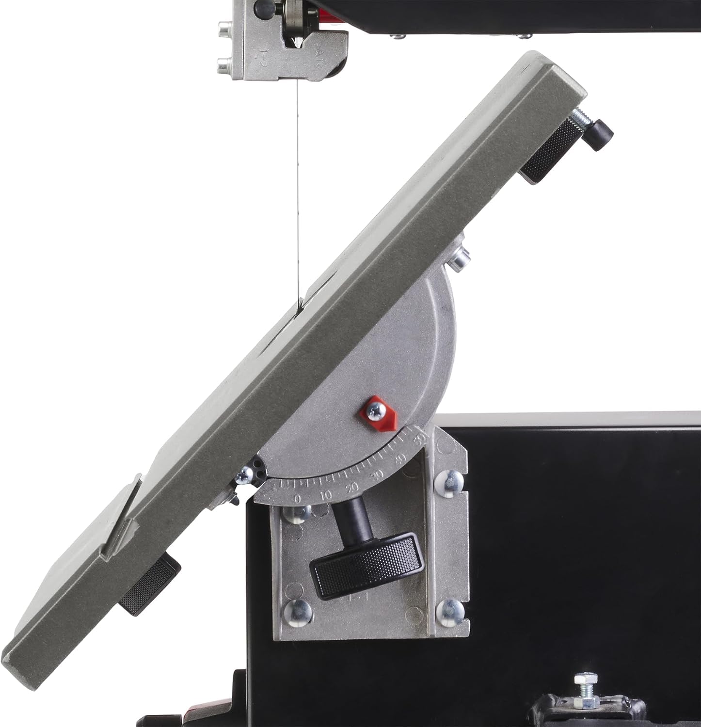Einhell Bandsäge TC-SB 245 L (400W, max. Sägebandgeschwindigkeit 726m/min, 245 mm Durchlassbreite, max. Schnitthöhe 101 mm, neigbarer Sägetisch, Parallel- und Winkelanschlag, Absauganschluss)