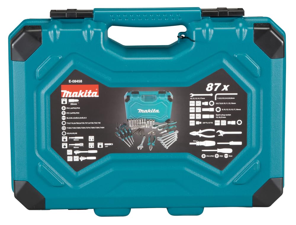 Makita E-08458 Werkzeug-Set 87-teilig