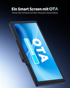 Krunia 8.1" Kabelloser Tragbarer 60FPS CarPlay-Bildschirm für Apple CarPlay & Android Auto, OTA-Updates, Rückfahrkamera, Mirror Link, Bluetooth, Sprachsteuerung, GPS-Navigation