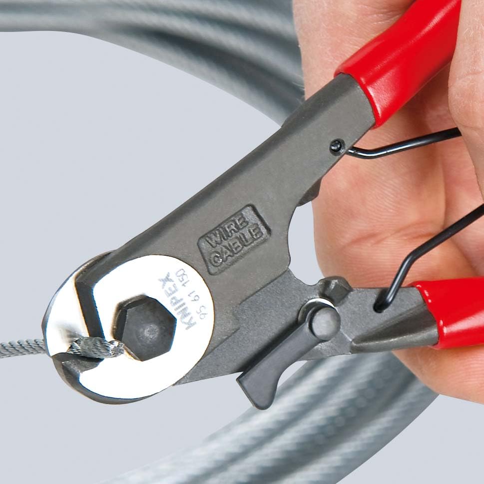 KNIPEX Bowdenzugschneider mit Kunststoff überzogen 150 mm, 95 61 150