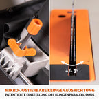 Evolution Power Tools R255TBL+ tischkreissäge, Tischsäge Tragbares Multi-Material-Sägeblatt im Lieferumfang enthalten Schneidet Holz Metall Kunststoff, 45˚ Fase, +/- 60˚ Gehrungswinkel, 1800w Motor