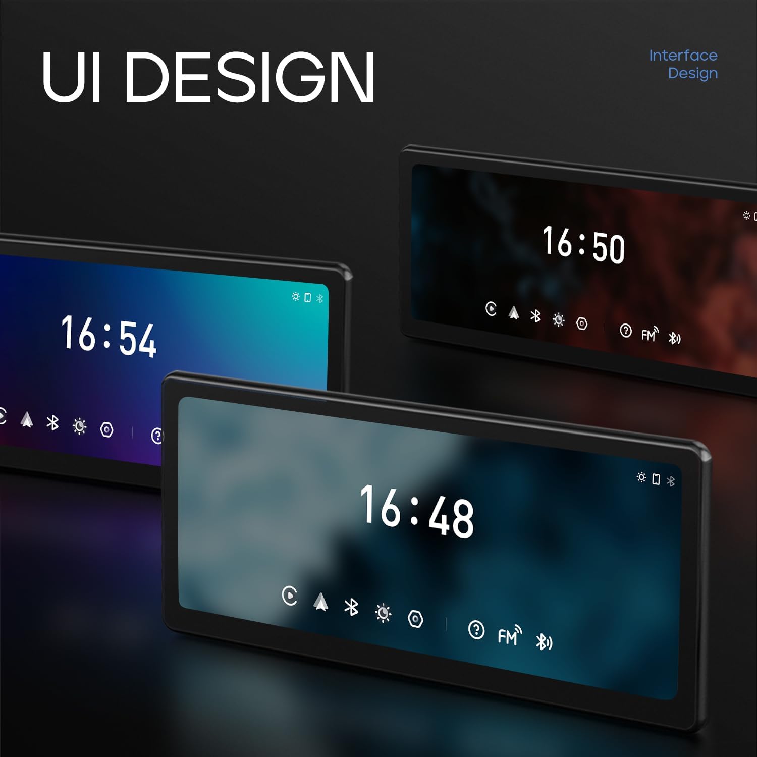 [2026 Voll laminierter Bildschirm] CarpodGo T3 Pro Portable 60fps Wireless Carplay Android Auto, 8,9 Zoll 1920 * 720 IPS Touchscreen Auto-Stereo, Display-Only BT-Modus unterstützt Lenkradsteuerung