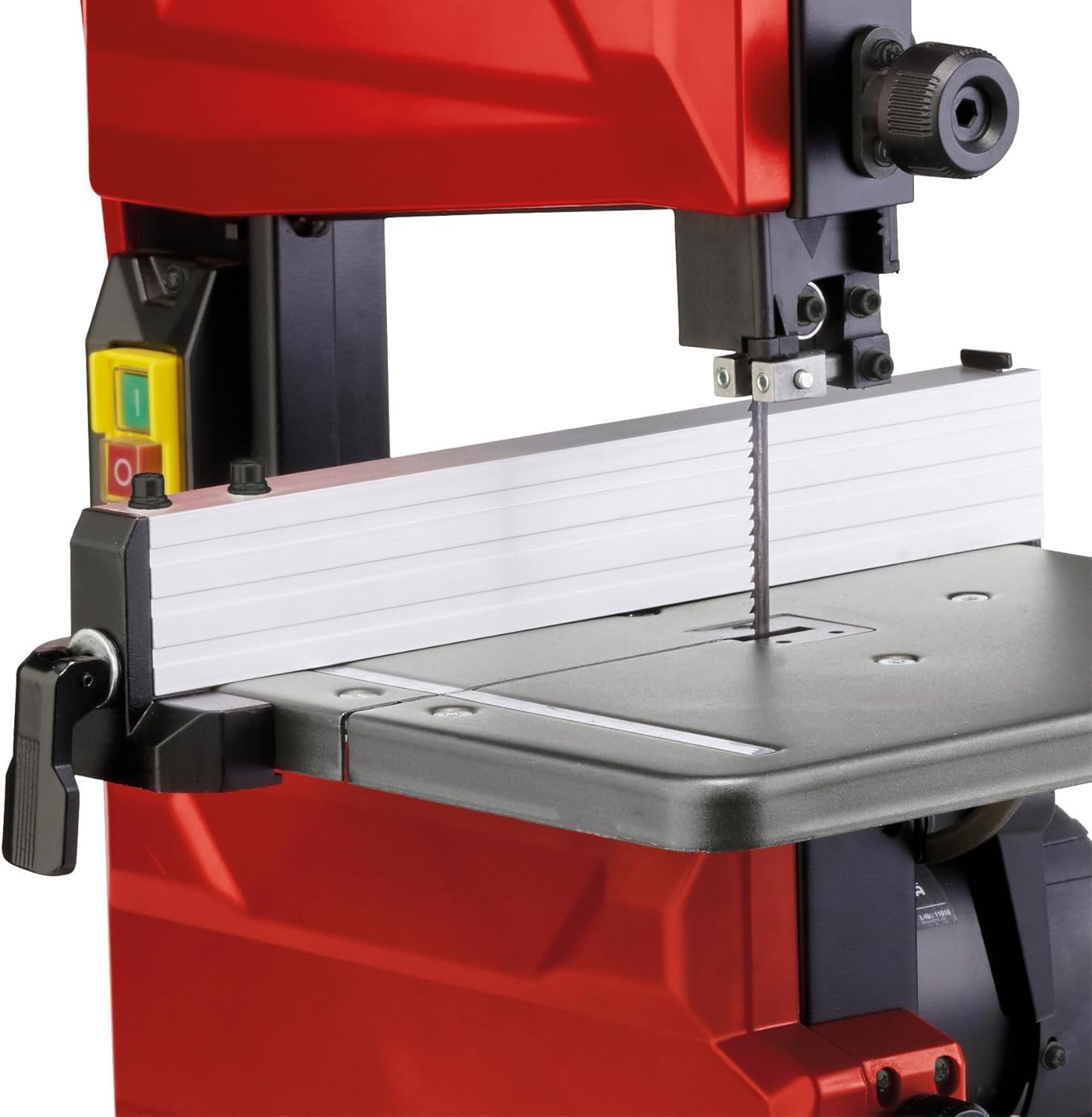 Einhell Bandsäge TC-SB 200/1 (werkzeugloser Sägeblattwechsel, Parallelanschlag, Höhenverstellung, kugelgelagerte Führung, Tisch stufenlos neigbar)