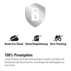 Eve Flare (Apple Home) – Tragbare smarte LED-Kugelleuchte, wasserbeständig, weißes & farbiges Licht, 90 lm, Ø 25 cm, dimmbar, keine Bridge nötig, Bluetooth & Thread, App-Steuerung