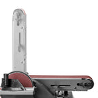 Einhell Stand-Band-Tellerschleifer TE-US 400 (400 W, Ø 150 mm Schleifteller, 100 x 914 mm Schleifband, 348 m/min max. Schleifbandgeschwindigkeit, inkl. Zubehör)