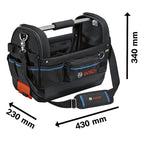 Bosch Professional Werkzeugtasche GWT 20 (ProClick System: kompatibel mit L-BOXX)
