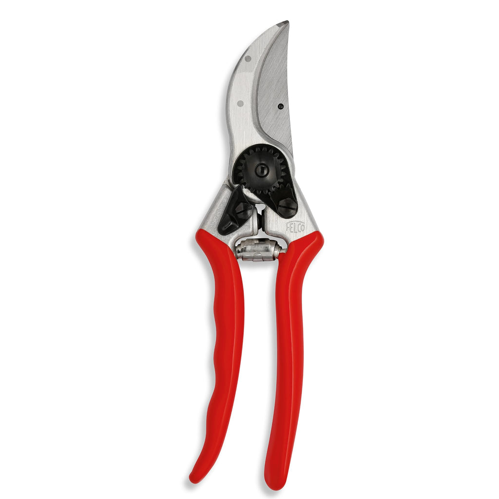 FELCO 2 professionelle Bypass-Gartenschere für Rechtshänder, 41 mm gehärtete Stahlklinge, geschmiedete Aluminiumgriffe, robustes Werkzeug für mittelgroße bis große Hände, 25 mm Schnitt, Swiss Made