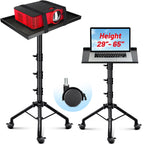 CAHAYA Beamer Ständer Projektor Halterung Multifunktionaler mit Omni-Direktionalen Rollen Bodenständer für Laptop Ständer Projektor Kamera mit verstellbarer Höhe für Outdoor-Filme CY0332
