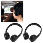 Dioche Caravan Drahtloser Kopfhörer 2-Kanal-Schnur Loser Infrarot-Ir Stereo-Audio-Kopfhörer Kopfhörer für Auto-Kopfstütze DVD