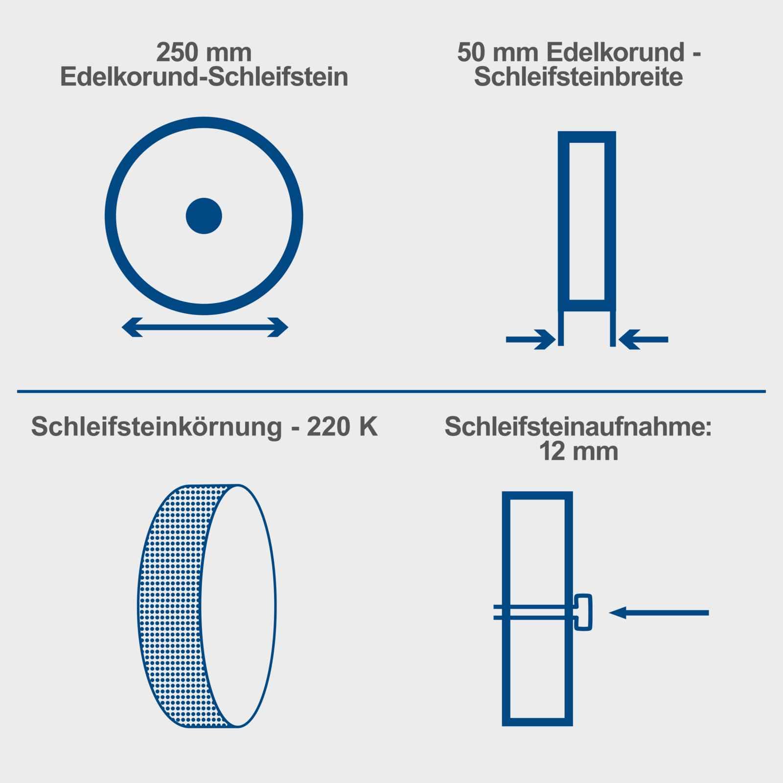 Scheppach Nass-Schleifsystem Tiger 7000s inkl. Homekit | Schleifmaschine 200W Induktionsmotor Schleifstein 250 x 50 mm 220k | Vorrichtung 40/60/70 | Abziehpaste | Steinpräparierer | Winkellehre