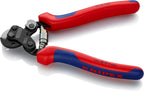 KNIPEX Drahtseilschere auch für hochfeste Drahtseile mit Mehrkomponenten-Hüllen 160 mm, 95 62 160