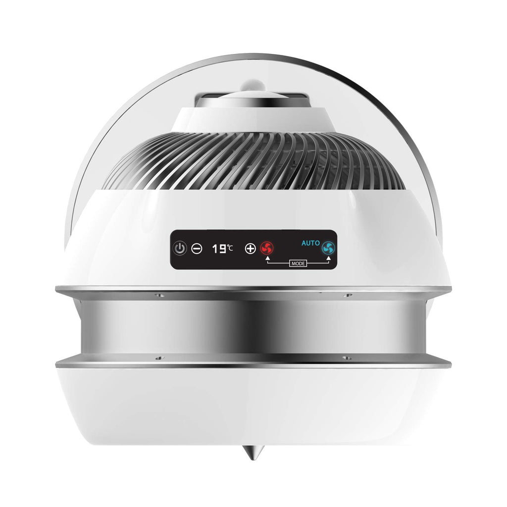 Rowenta HQ7152 Air Force Intense 2-in-1 Ventilator und Heizlüfter in einem Gerät | 2600 Watt, Eco-Heizmodus, inkl. Fernbedienung, sehr kompakt | weiß, 43/32/32 cm
