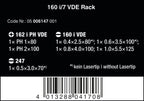 Wera 05006147001 160 i/7 Rack, VDE Isolierter Schraubendreher Satz, 7-teilig