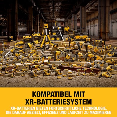 DEWALT SDS-plus XR Akku-Kombihammer/Schlagbohrmaschine (18V, bürstenlos, 24mm, ideal für Bohranker/Befestigungslöcher, 2x 18V / 5 Ah Li-Ion Akkus, Ladegerät, T-STAK Box), DCH273P2T-QW