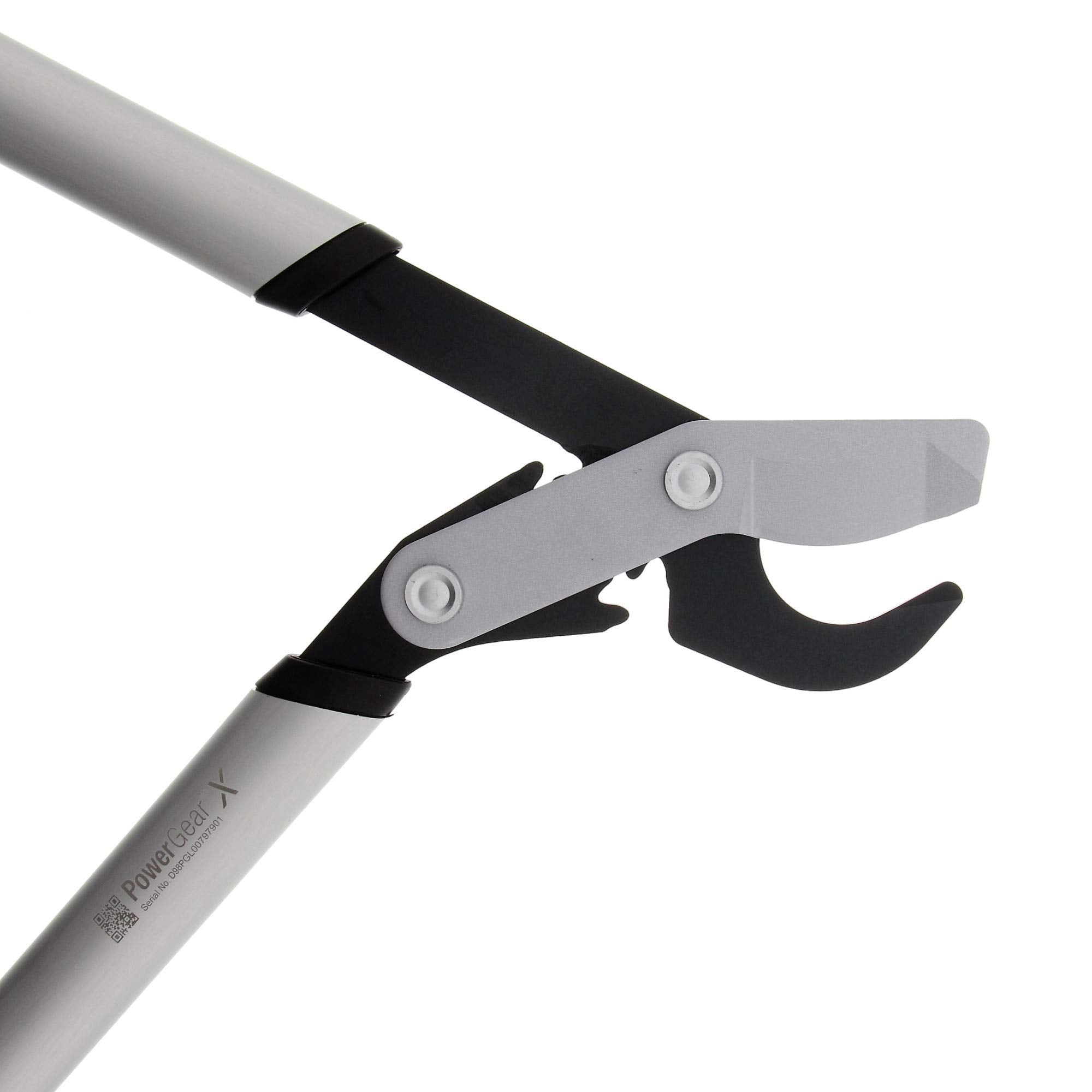 Fiskars PowerGear X Bypass-Getriebeastschere für frisches Holz, Antihaftbeschichtet, Gehärteter Präzisionsstahl, Länge: 80 cm, Schwarz/Orange, LX98-L, 1020188