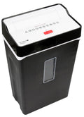 Olympia PS 55 CC Profi Aktenvernichter (mit Partikelschnitt, Sicherheitsstufe P4, Kreditkarte, 10 Blätter 80 g/m², Papierschredder fürs Büro, Papiervernichter, Reißwolf mit Papierkorb, Sichtfenster)