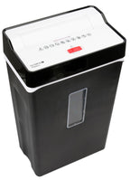 Olympia PS 55 CC Profi Aktenvernichter (mit Partikelschnitt, Sicherheitsstufe P4, Kreditkarte, 10 Blätter 80 g/m², Papierschredder fürs Büro, Papiervernichter, Reißwolf mit Papierkorb, Sichtfenster)