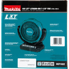 Makita DCF102Z Akku Lüfter 18 V (ohne Akku, ohne Ladegerät), Blau, 101