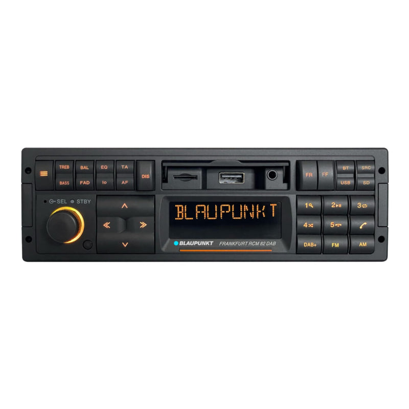 Blaupunkt Frankfurt RCM 82 DAB,1-DIN Autoradio, DAB+, Bluetooth, AUX; USB, SD-Karteneingang, Lenkradfernbedienung, Freisprecheinrichtung, Equalizer, 200 Watt, schwarz