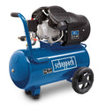 Scheppach Druckluft Kompressor HC53DC | 2200W Leistung | 50L Kessel | 10bar Druck | Ansaugleistung 412 L/min | Druckminderer, ölgeschmiert, Doppelzylinder