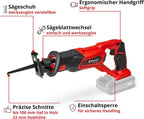Einhell Akku-Universalsäge TE-AP 18/22 Li-Solo Power X-Change (18 V, Li-Ion, 2600 min-^1 max. Hubzahl, 100 mm max. Schnitttiefe, ohne Akku und Ladegerät)