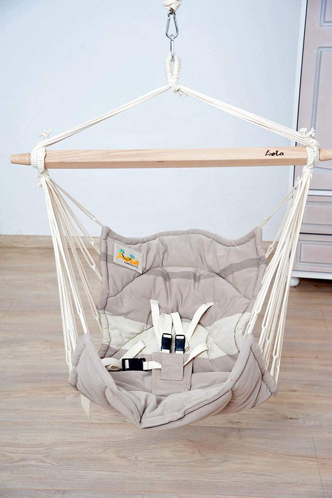 Lola Bella Chica 4in1 Babywiege Babyhängematte | Öko-Tex Zertifiziert | mit Lammfell