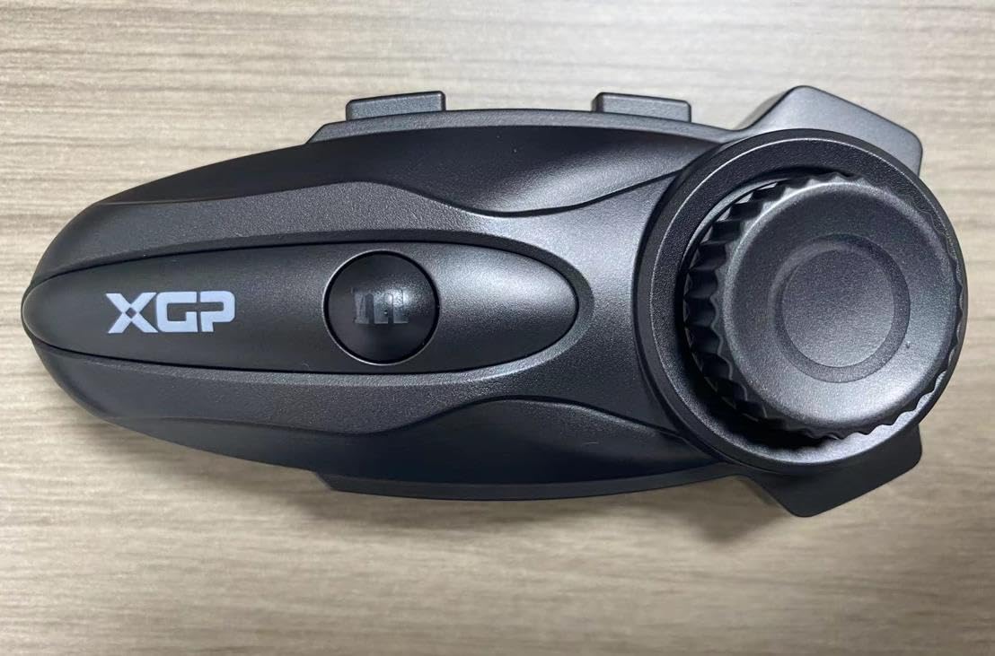 XGP X10 Motorrad Bluetooth Headset, 3000m Helm Kommunikationssystem für 1 bis zu 10 Personen, Intercom Motorrad mit Audio-Multitasking/Musik Sharing/ IP67 Wasserdicht, Unterstützung GPS/Navigation