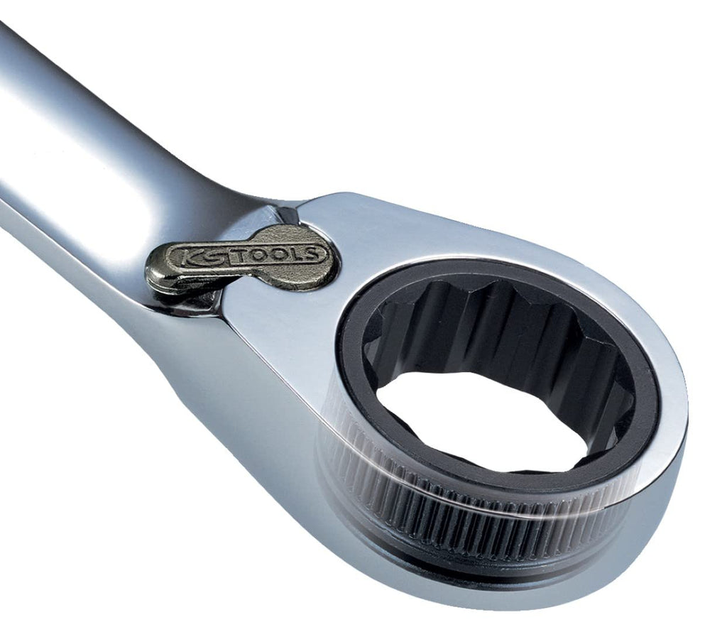 KS Tools 503.5913 DUO GEARplus Ringmaulschlüssel,Maul-Ratschenfunktion 13mm, umschaltbar