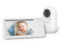 Momcozy Babyphone mit Kamera 5 Zoll 1080P HD-Video Babyphone ohne WLAN mit Kamera und Audio 5000 mAh Akku Babyphone, IR-Nachtsicht Weitwinkelobjektiv 2-Wege-Audio Vox-Modus 960 Fuß Reichweite