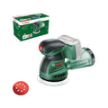 Bosch Akku-Exzenterschleifer EasyOrbit 18V-10 (Schleifen von kleinen bis mittelgroßen Holzoberflächen sowie lasierten und lackierten Oberflächen; Durchmesser: 125 mm; 18 Volt System; ohne Akku)
