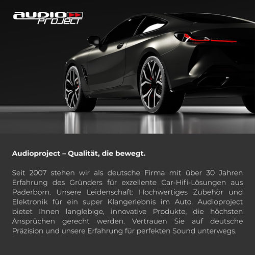 Audioproject A184 - Autoradio Universal Ablagefach 1 DIN Radio Ausschnitt Radioblende kompatibel für VW Golf VW Passat 3BG VW Polo VW Lupo Volvo Skoda Seat FIAT Mazda Ford Audi Mercedes ISO