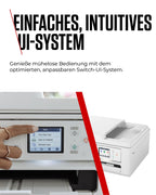 Canon PIXMA TS7750i Multifunktionsdrucker 4in1 (Tintenstrahl,Drucken, Kopieren, Scannen,Faxen, A4, 6,7 cm Touch, WLAN, 35 Blatt ADF, 2 Papierzuführungen, kompatibel mit Pixma Print Plan "Abo") Weiß