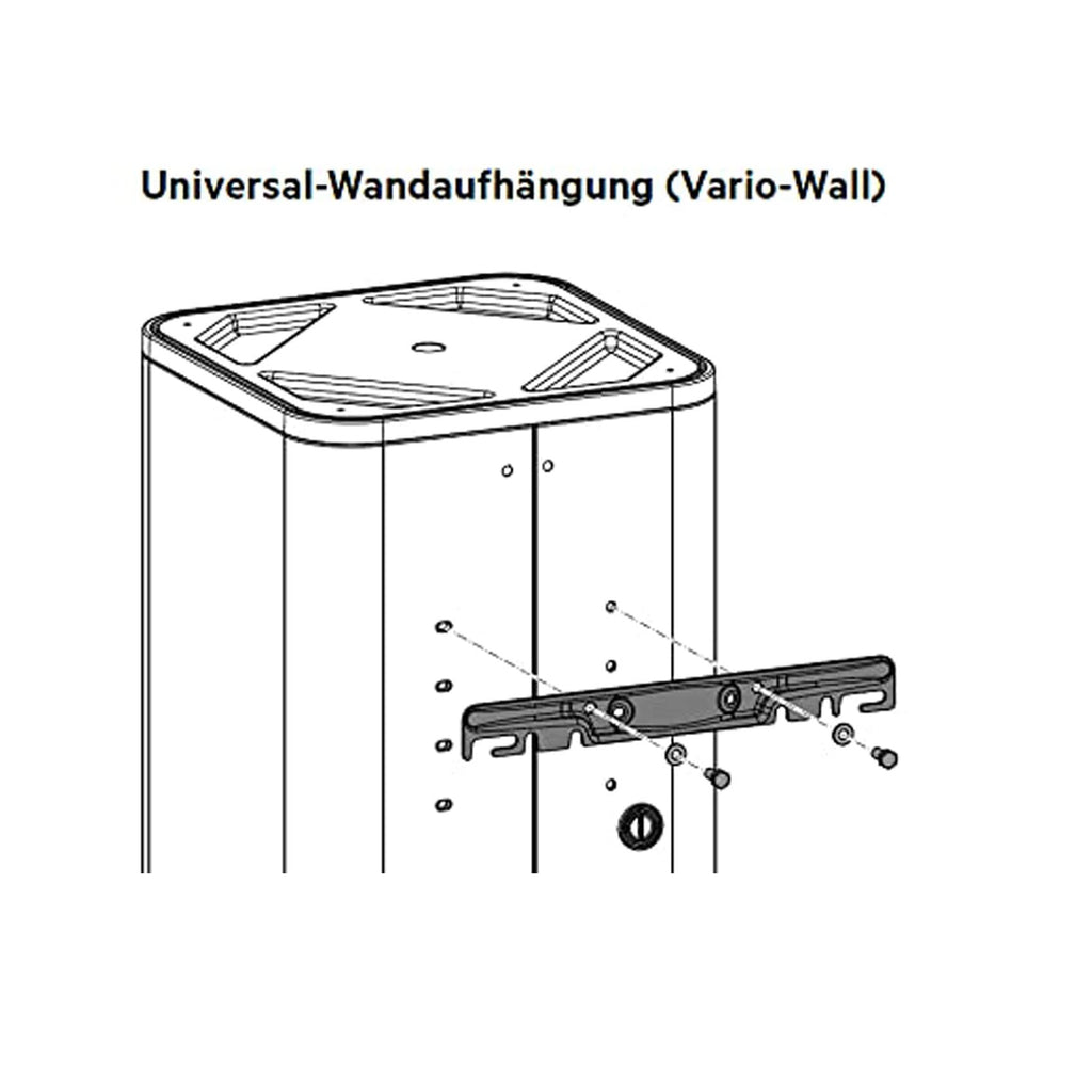 AEG Wandspeicher DEM 150 Basis, Warmwasserboiler 150 Liter, stufenlose Temperaturwahl, Schnellaufheiztaste, 230 V mit Stecker, VDE geprüft, 234201