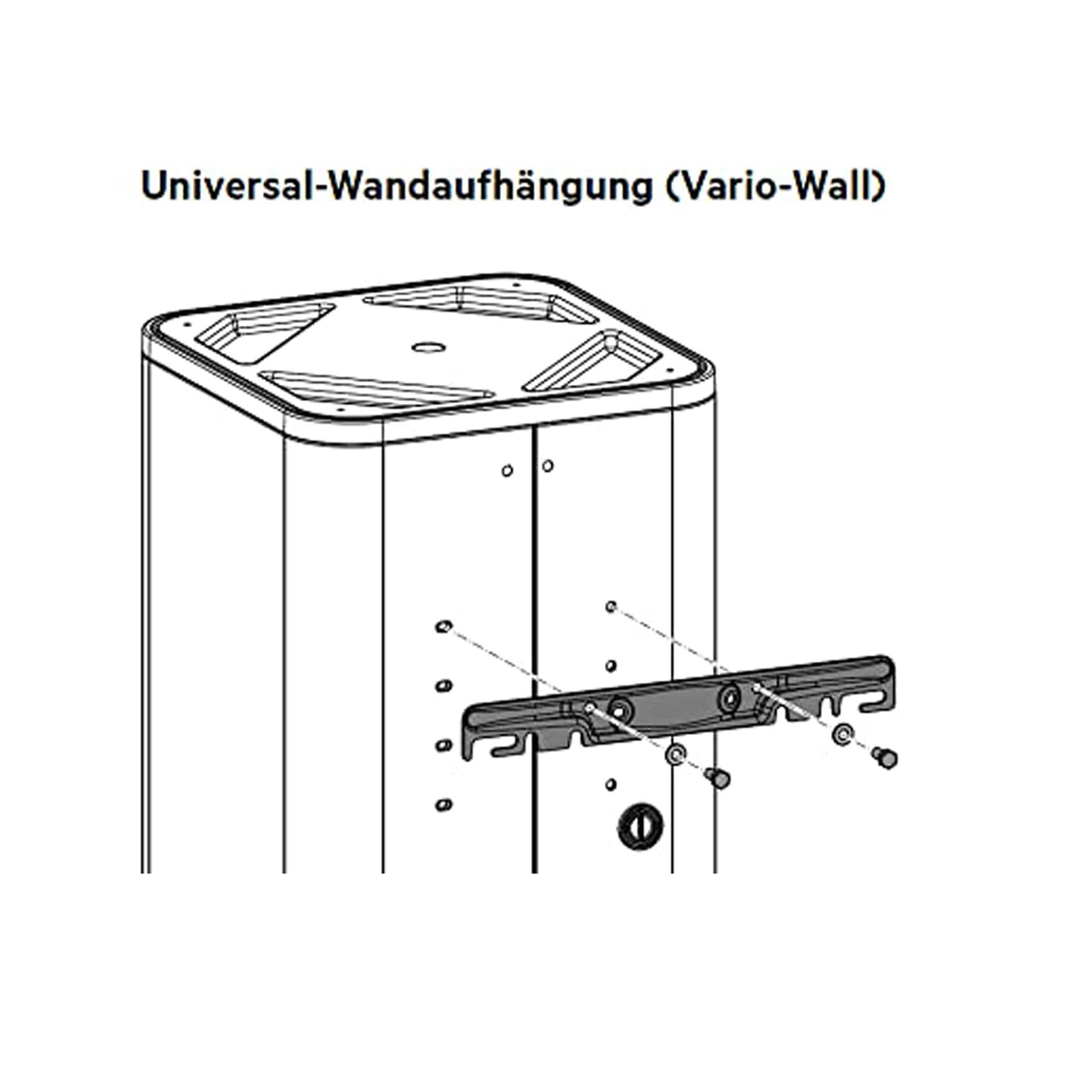 AEG Wandspeicher DEM 150 Basis, Warmwasserboiler 150 Liter, stufenlose Temperaturwahl, Schnellaufheiztaste, 230 V mit Stecker, VDE geprüft, 234201