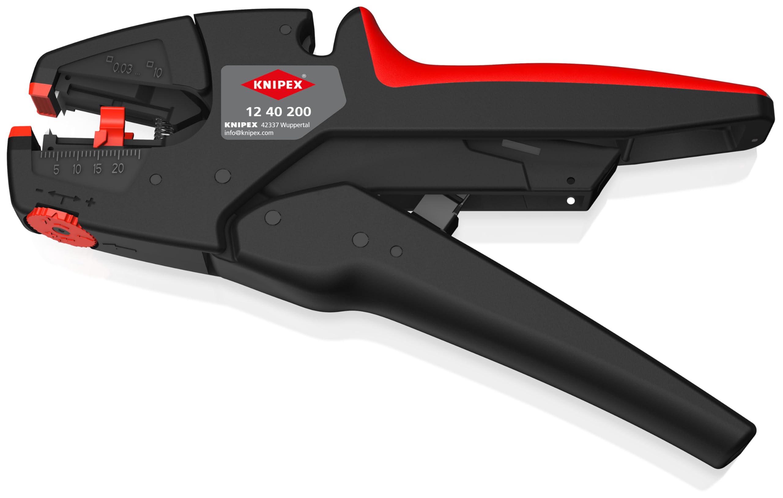 KNIPEX Selbsteinstellende Abisolierzange 200 mm, 12 40 200 EAN