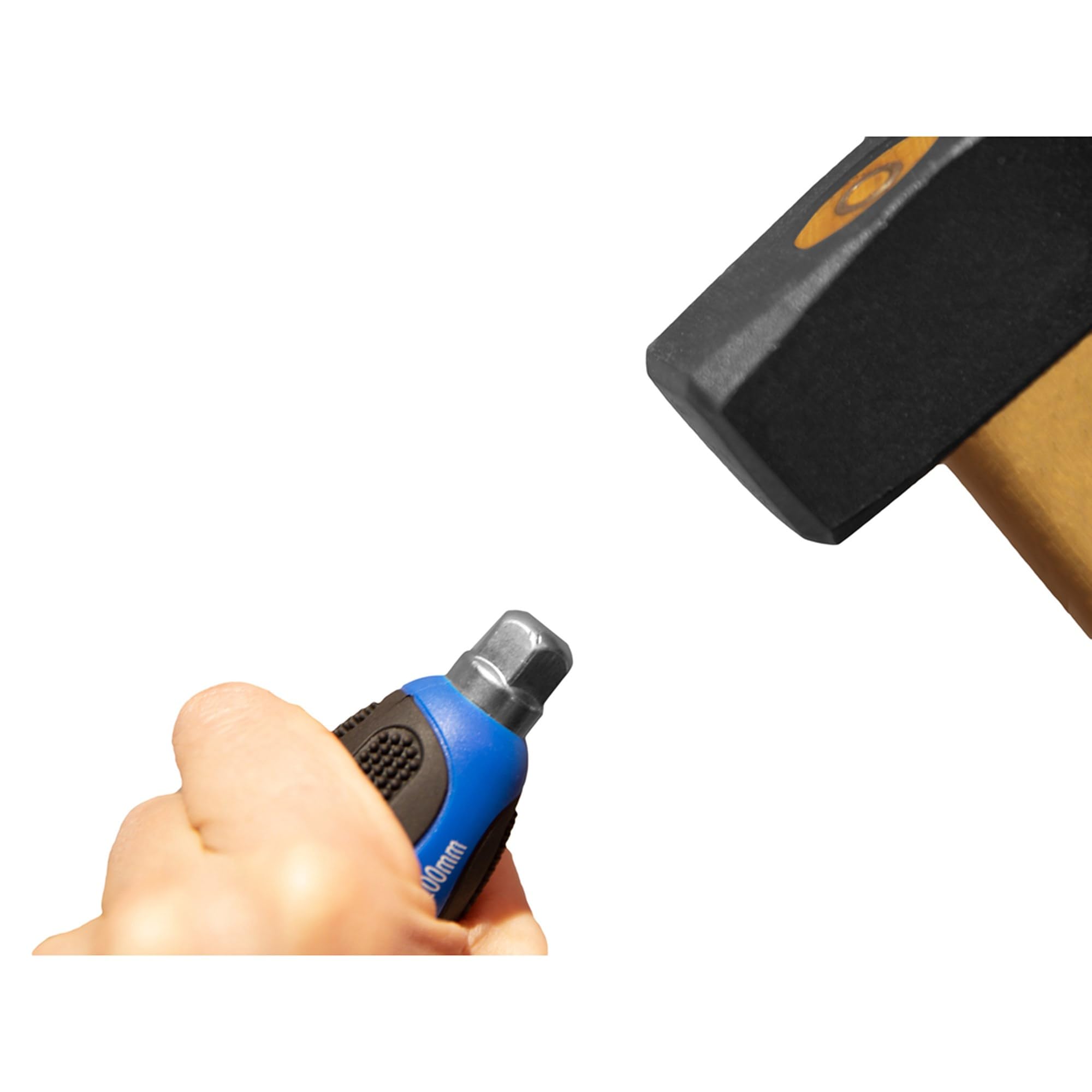 KS TOOLS Schraubendreher-Satz mit Schlagkappe 12-tlg, Schlitz, PH Phillips