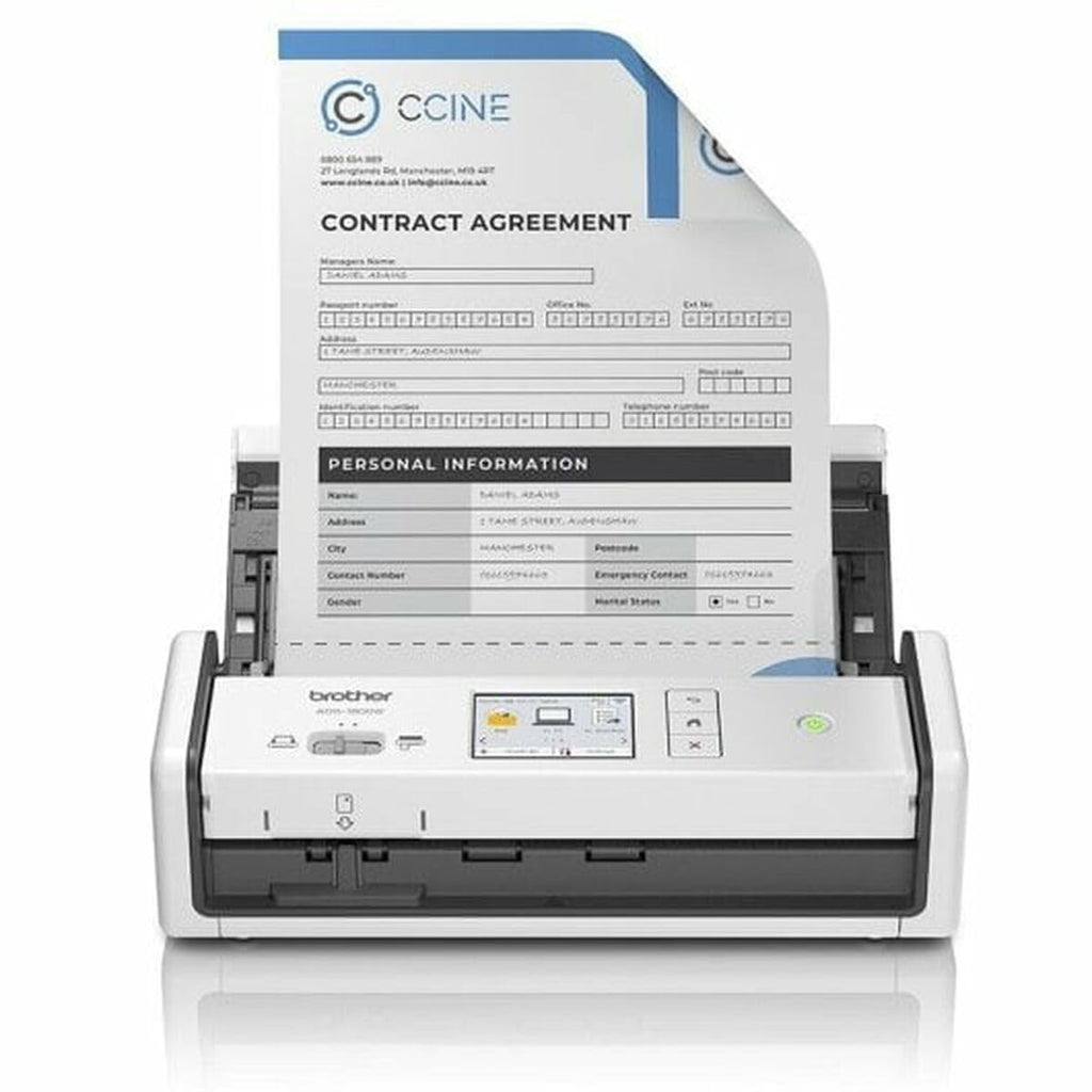 Brother ADS-1800W - Kompakter und tragbarer Dokumentenscanner mit WLAN