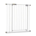 hauck Open N Stop KD + 9 cm Verlängerung, Weiß - Schutzgitter für Türen & Treppen, Breite Verstellbar 84-89 cm, 77 cm Hoch, ohne Bohren, für Kinder & Hunde, Einhändiges Öffnen in beide Richtungen