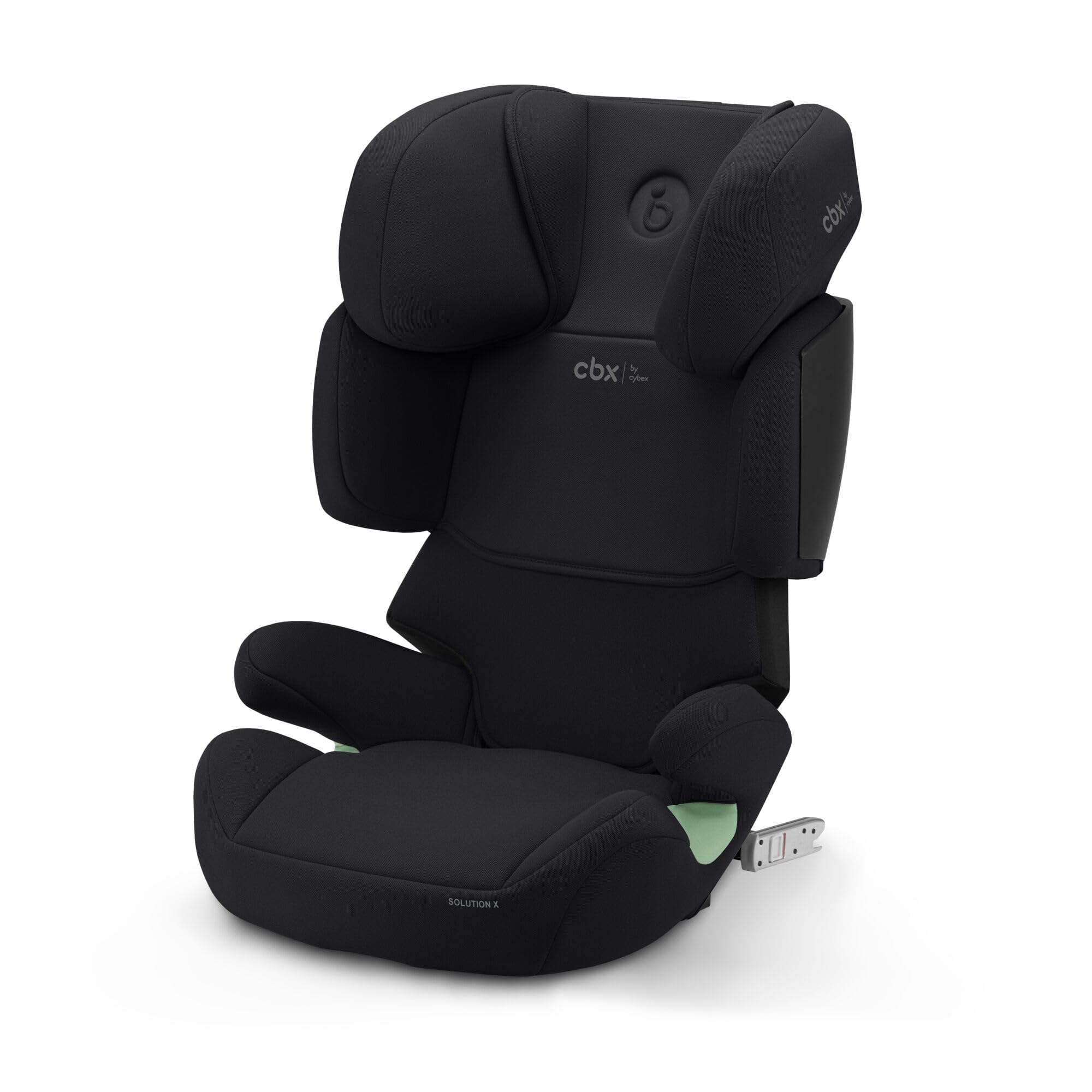 CBX by CYBEX Kinder-Autositz Solution X i-Fix, Für Autos mit und ohne ISOFIX, Ab ca. 3 bis 12 Jahre (100 - 150 cm), Ab ca. 15 bis 50 kg, Schwarz