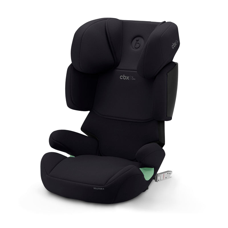 CBX by CYBEX Kinder-Autositz Solution X i-Fix, Für Autos mit und ohne ISOFIX, Ab ca. 3 bis 12 Jahre (100 - 150 cm), Ab ca. 15 bis 50 kg, Schwarz