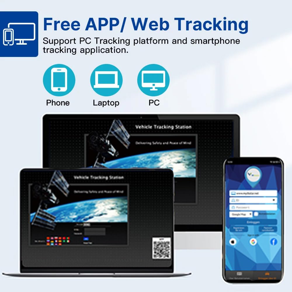 Mini Tracker GPS Tracker Ohne ABO Echtzeit GPS Tracker Kinder Auto LKW Fahrrad Senioren Motorräder Koffer Fahrzeug GPS Locator Magnetische GSM Tracking 1500mah mit EU Weltweiter Abdeckung