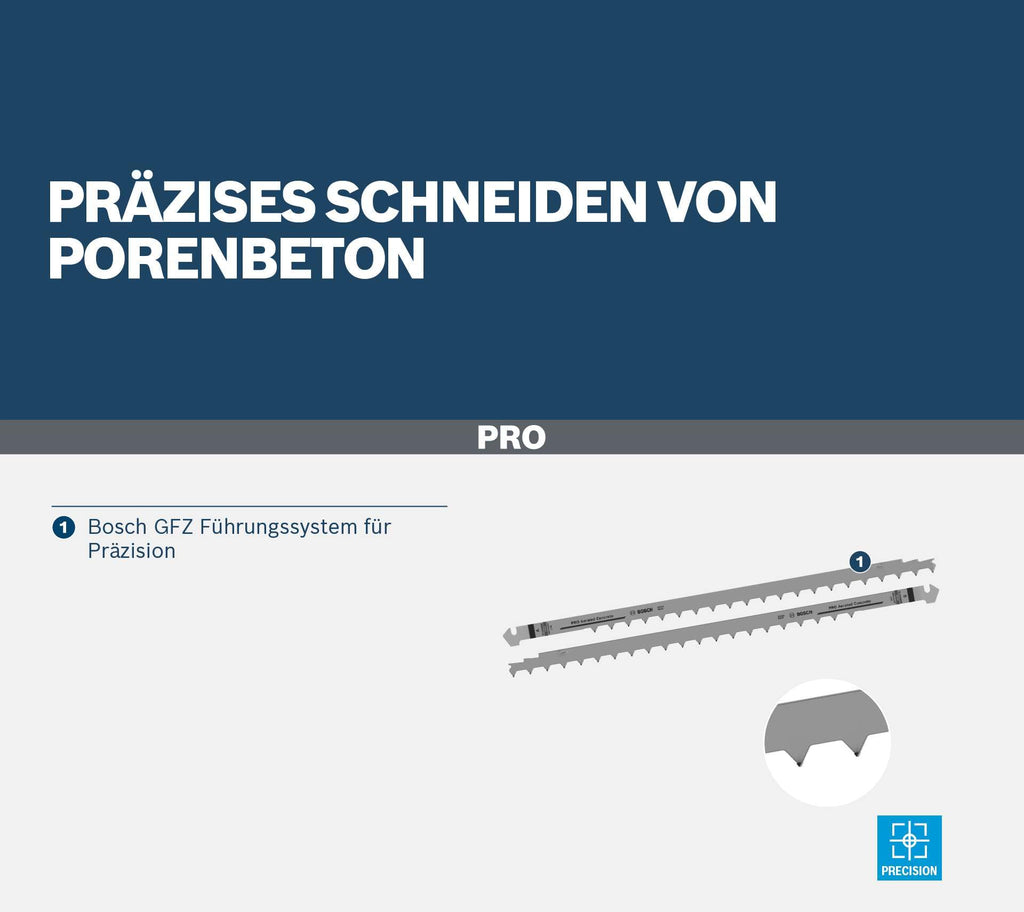 Bosch Accessories Professional 2tlg. Sägeblatt Set (für verschiedene Materialien, Zubehör für Bosch Accessories Tandemfuchsschwanz)