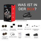 Cardo, Motorrad-Gegensprechanlagen-Kit Bluetooth Freecom 2X Solo