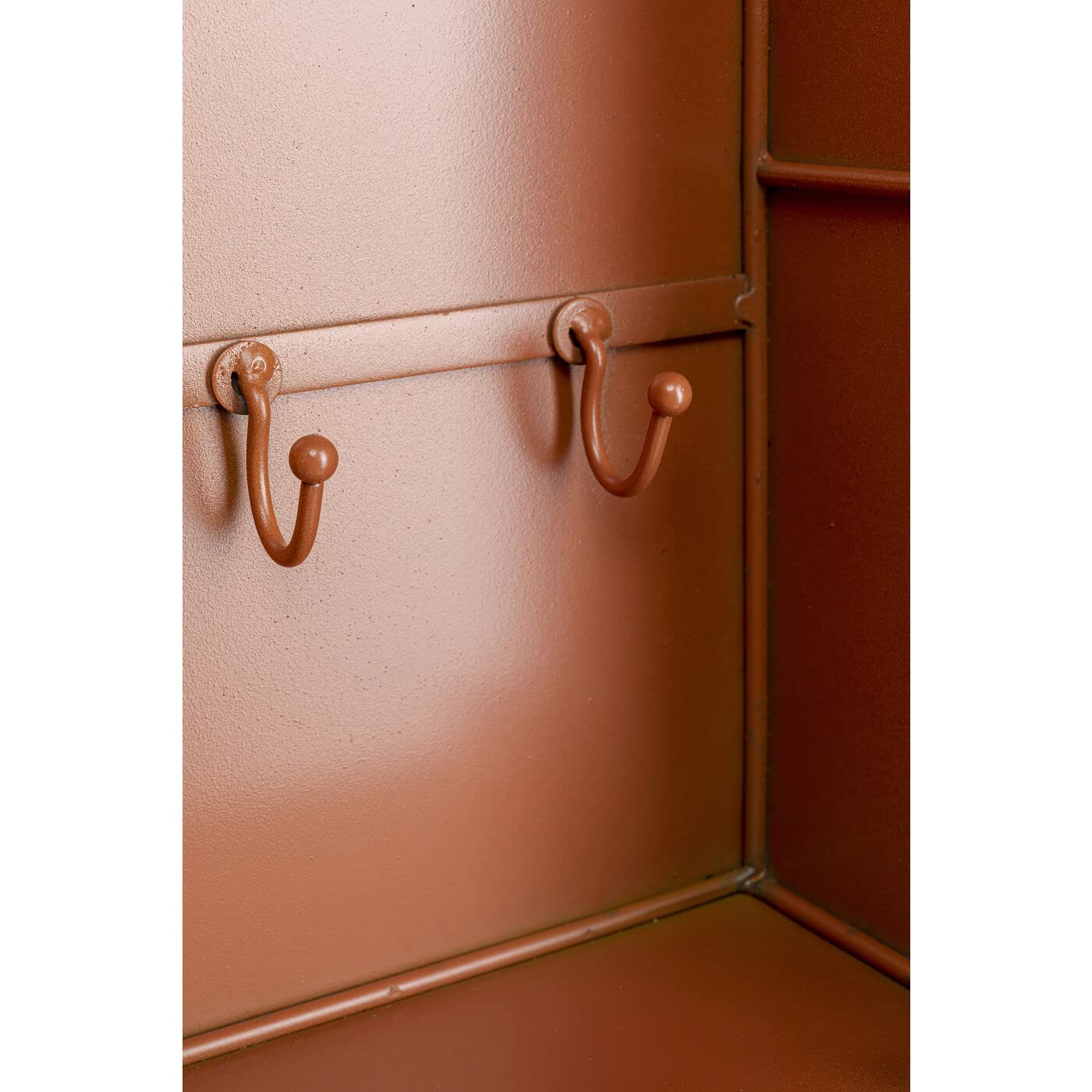 Kare Design Schlüsselkasten Safe, Schwarz, Schrank, Vintage Safe, mit 6 Haken, Stahl, Klein, 31x24x13 cm (H/B/T)