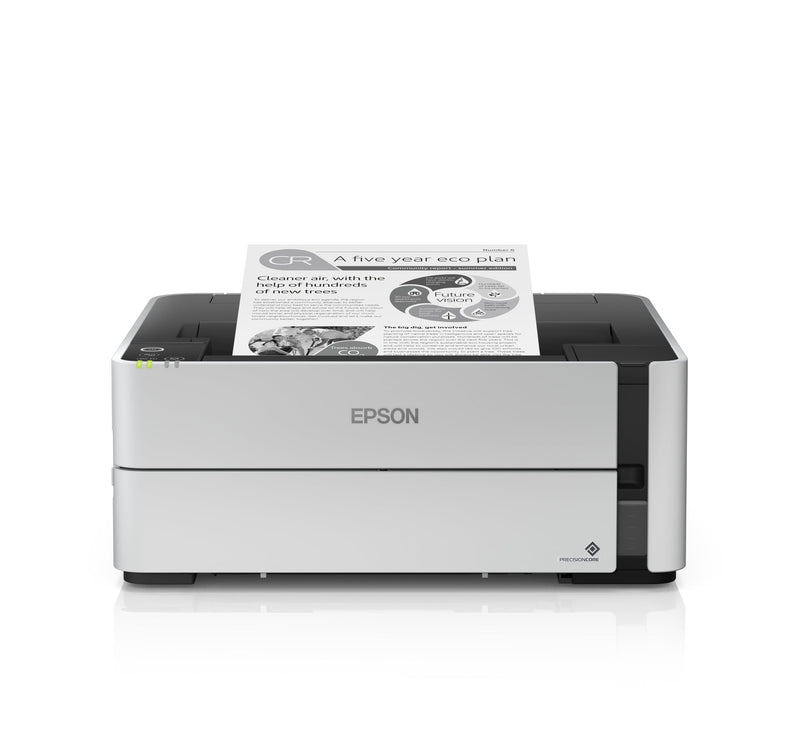 Epson EcoTank ET-M1180 A4 B & W Printer Duplex PCL USB WiFi Ethernet Schwarz 1