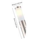 EGLO LED Außen-Wandlampe Helsinki, 1 flammige Außenleuchte inkl. Bewegungsmelder, Sensor-Wandleuchte aus Edelstahl und Kunststoff, Farbe: Silber, weiß, Fassung: E27, IP44