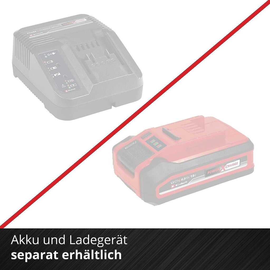 Einhell Akku-Schneefräse GE-ST 36/40 Li E-Solo Power X-Change (Li-Ion, 36 V, Arbeitsbreite 40 cm, max. Schneehöhe 20 cm, Lieferung ohne Akkus & ohne Ladegeräte)