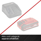 Einhell Akku-Nass-Trockensauger TC-VC 18/20 Li S-Solo Power X-Change (18 V, 20 L Edelstahlbehälter, Rollen, Zubehörhalterung, inkl. div. Filter und Düsen, ohne Akku)