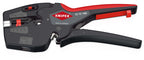 KNIPEX NexStrip Automatische Abisolierzange 0,03 – 10mm², mit Crimpfunktion Aderendhülsen bis 4mm², mit Feineinstellung, 12 72 190